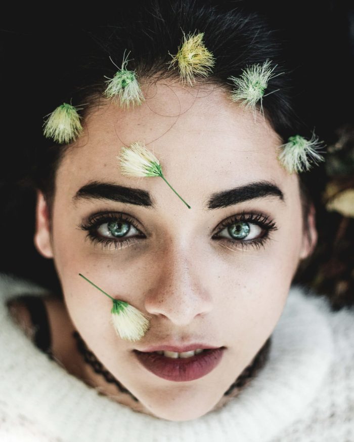 Girl With Flower Girl With Flower